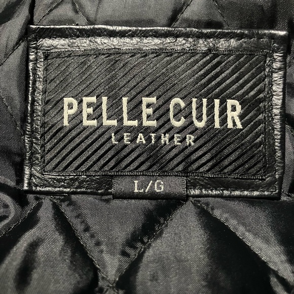 Men’s leather coat size Large fit extra large - Picture 3 of 9